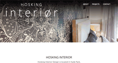 Desktop Screenshot of hoskingdesign.com.au