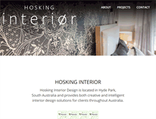 Tablet Screenshot of hoskingdesign.com.au
